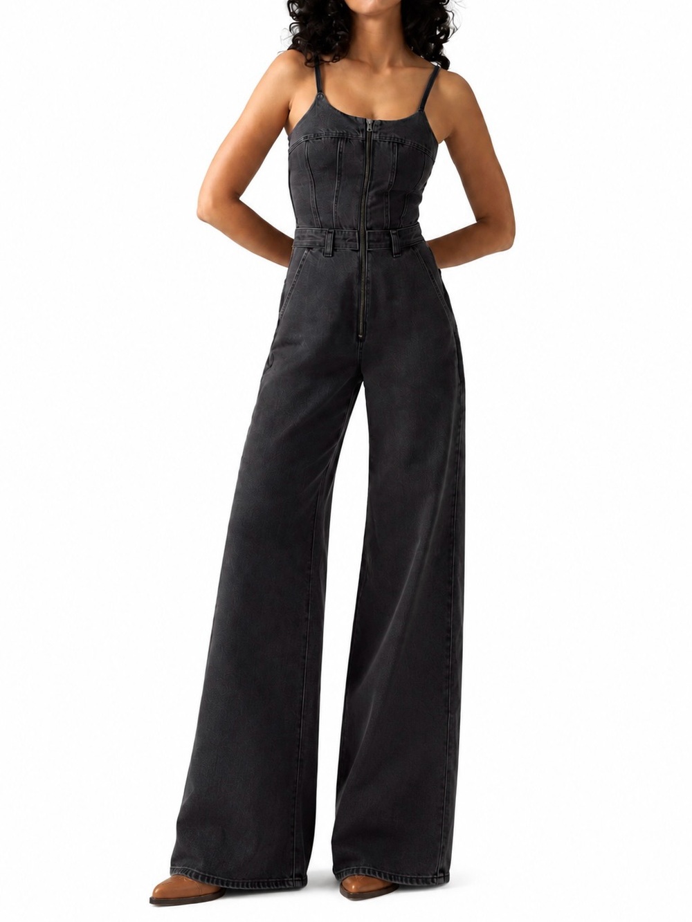 Levi’s Bustier Lightweight Jumpsuit Sz M
